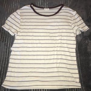 GARAGE striped tee shirt